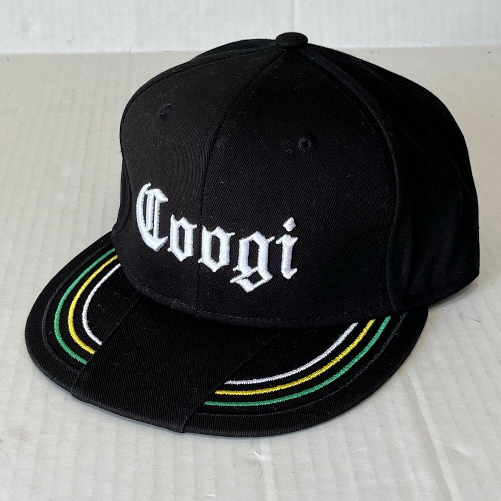 RARE Vintage Coogi Baseball Hat Fitted 6-Panels Stripe 1969 Australia Embroidery